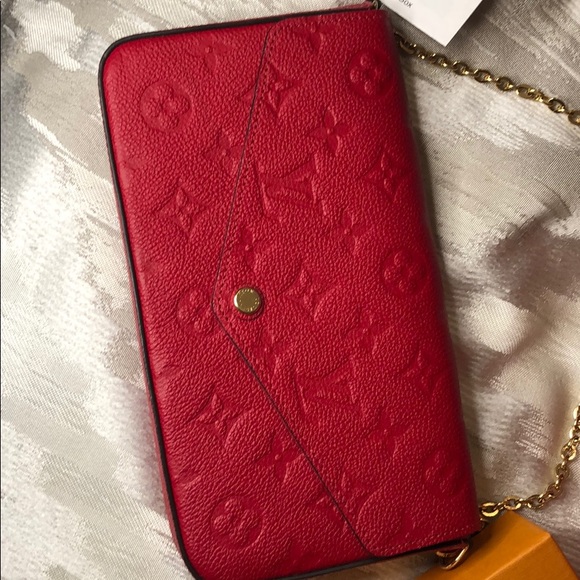 Louis Vuitton FÉLICIE Monogram Empreinte Scarlet - Picture 4 of 4